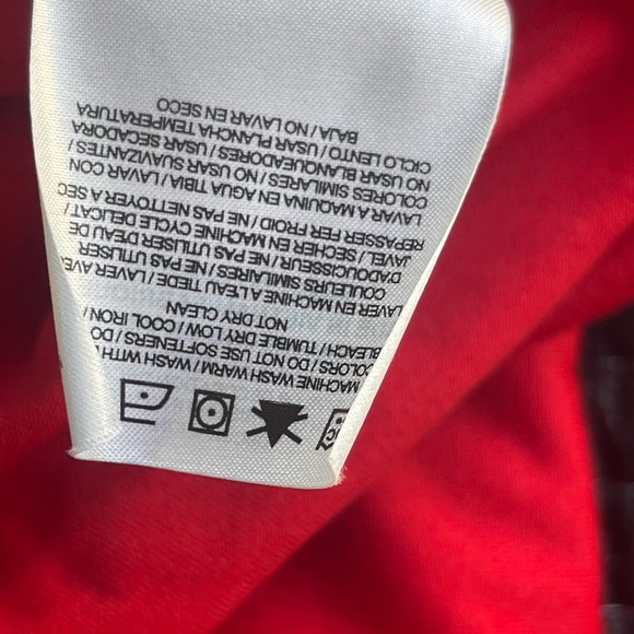 Nike Shirt Mens Large Red Just Do It Warriors Tee Dri-fit Short Sleeve - Picture 8 of 13